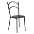 CHAIR DIANA, WROUGHT IRON BASE