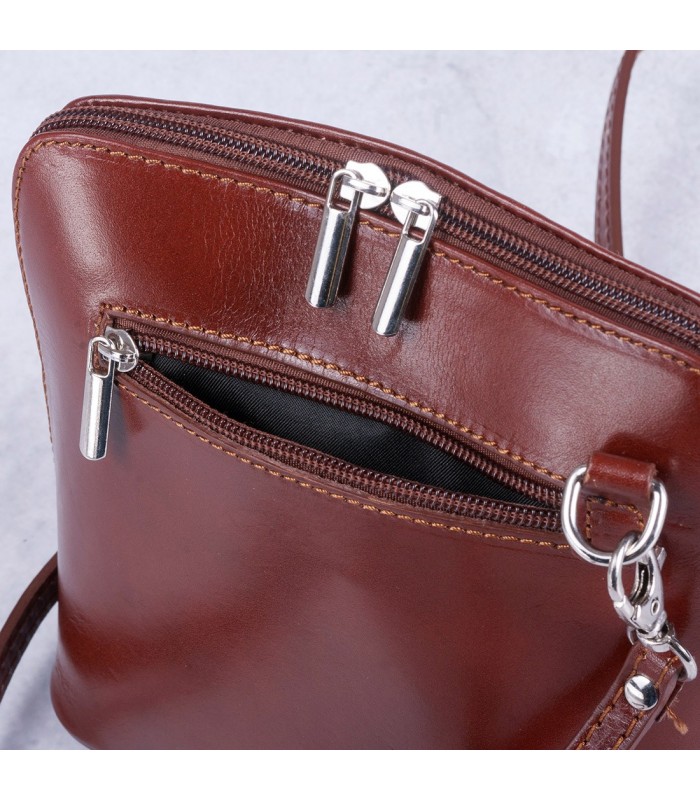 Borsa tracolla piccola in Pelle 18.5X8.5 H17