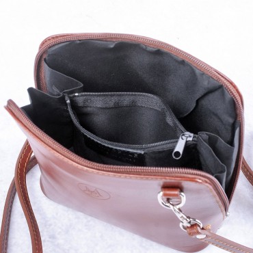 Borsa tracolla piccola in Pelle 18.5X8.5 H17