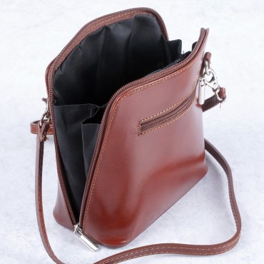 Borsa tracolla piccola in Pelle 18.5X8.5 H17