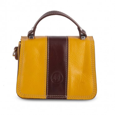 BORSA PICCOLA ITALIA IN PELLE 10x17.5 H20 cm