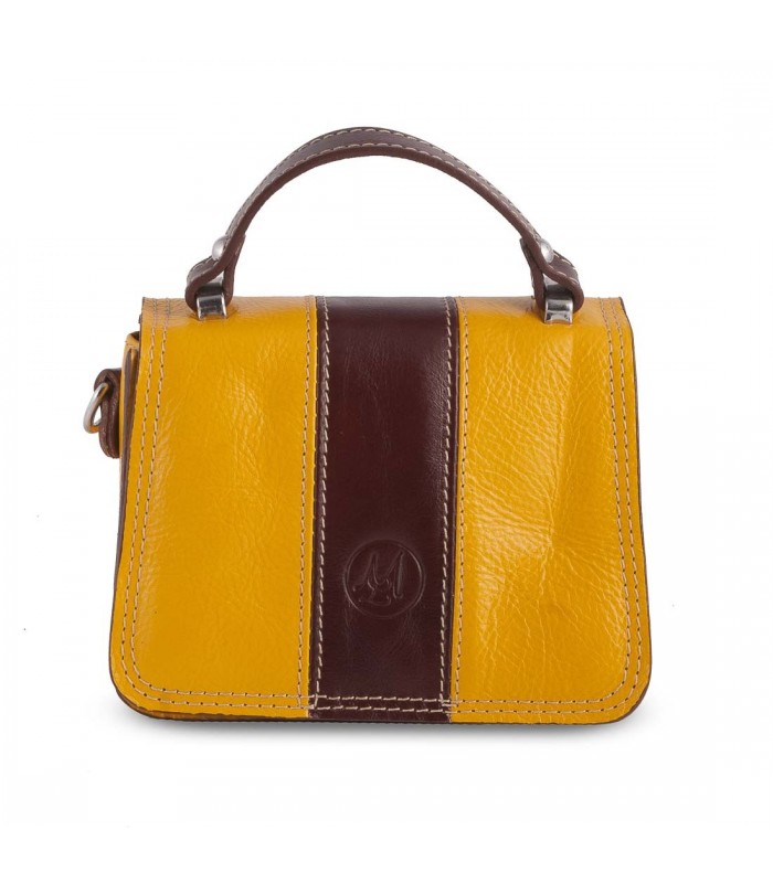 BORSA PICCOLA ITALIA IN PELLE 10x17.5 H20 cm