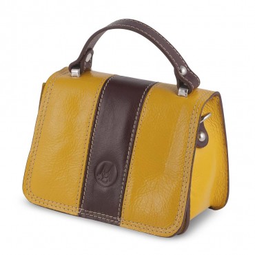 BORSA PICCOLA ITALIA IN PELLE 10x17.5 H20 cm