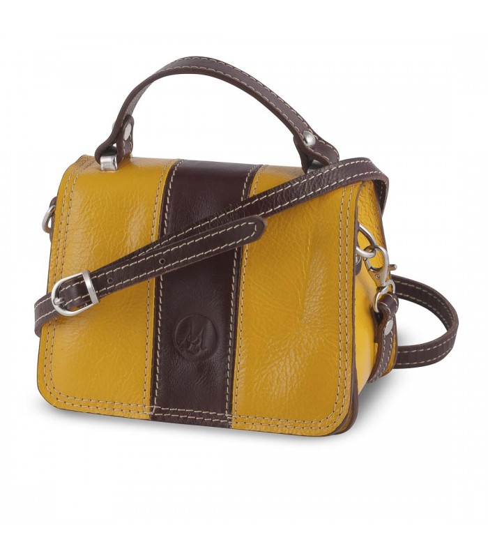 BORSA PICCOLA ITALIA IN PELLE 10x17.5 H20 cm