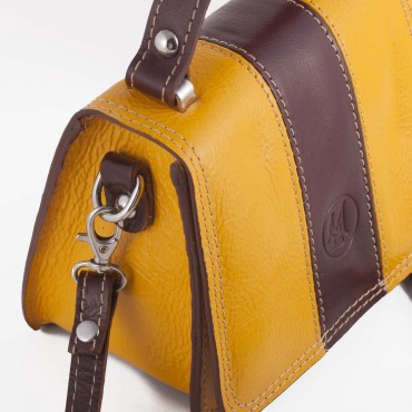 BORSA PICCOLA ITALIA IN PELLE 10x17.5 H20 cm