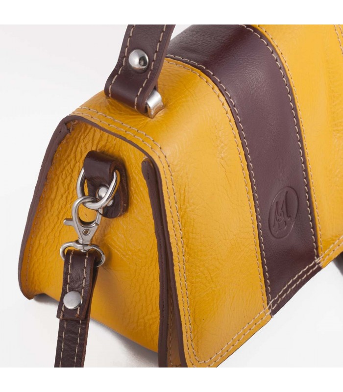 BORSA PICCOLA ITALIA IN PELLE 10x17.5 H20 cm