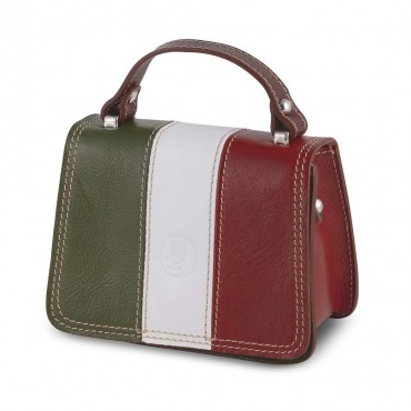 BORSA PICCOLA ITALIA IN PELLE 10x17.5 H20 cm