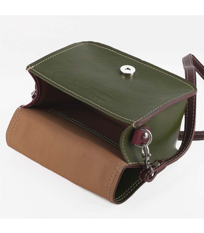 BORSA PICCOLA ITALIA IN PELLE 10x17.5 H20 cm