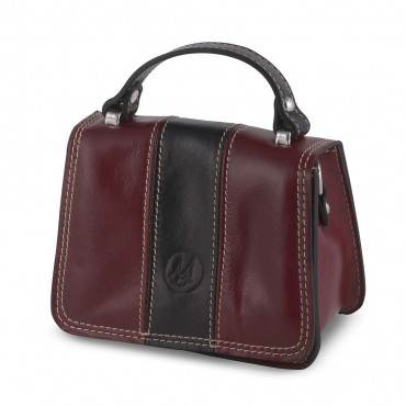 BORSA PICCOLA ITALIA IN PELLE 10x17.5 H20 cm