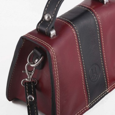 BORSA PICCOLA ITALIA IN PELLE 10x17.5 H20 cm