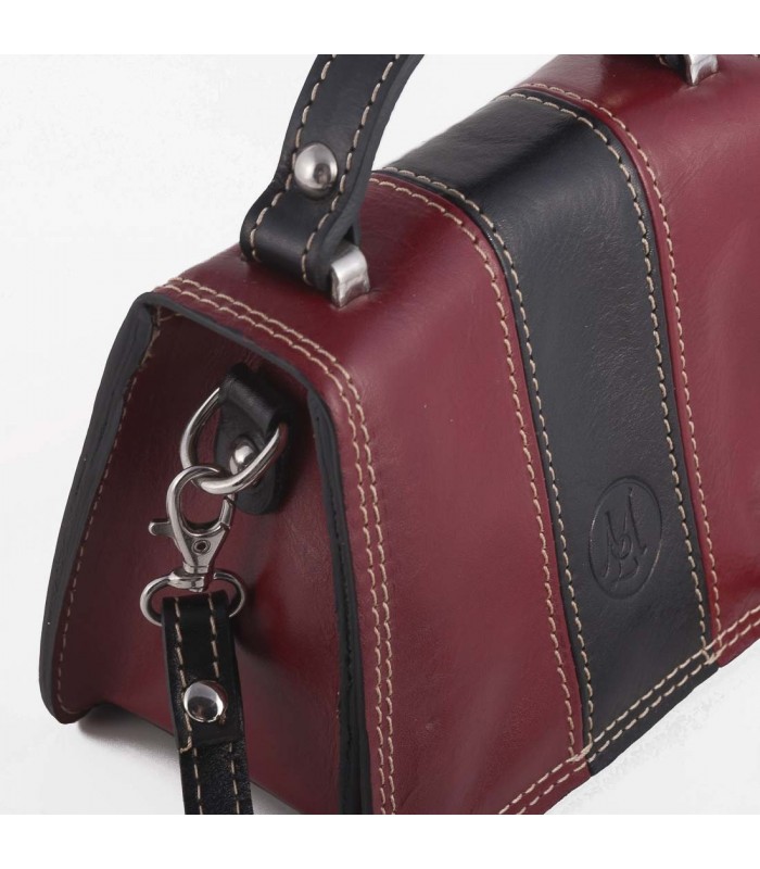 BORSA PICCOLA ITALIA IN PELLE 10x17.5 H20 cm