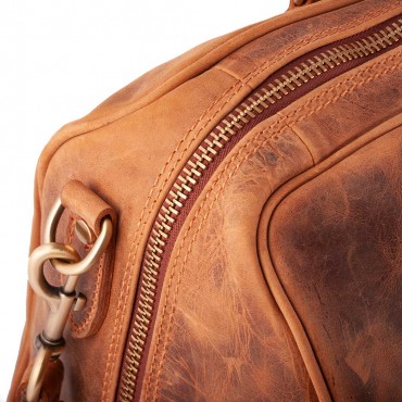 SACCO DA VIAGGIO LEPANTO IN PELLE VINTAGE 55x28 H31 cm