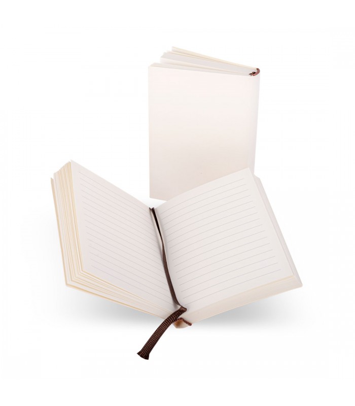 INSERTO 9,2X13 H1.7 CM, PAGINA CON RIGA, PER ATHENS JOURNALS IN PELLE 3X10 H15 CM, INCH 1.18X3.90 H5.9