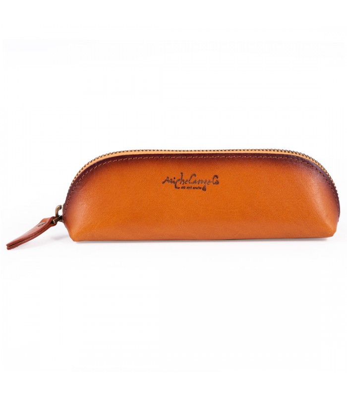 GLASSESx  / PEN CASE IN LEATHER 4.5x19 H6 cm