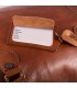 LUGGAGE TAG FOR SUITCASES IN LEATHER 6.5x10.5 H0.2 cm