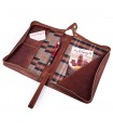 SMALL DOCUMENT HOLDER SAN LUIS IN LEATHER 22x5 H30 cm