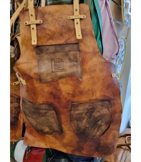 GREMBIULE VINTAGE, IN PELLE