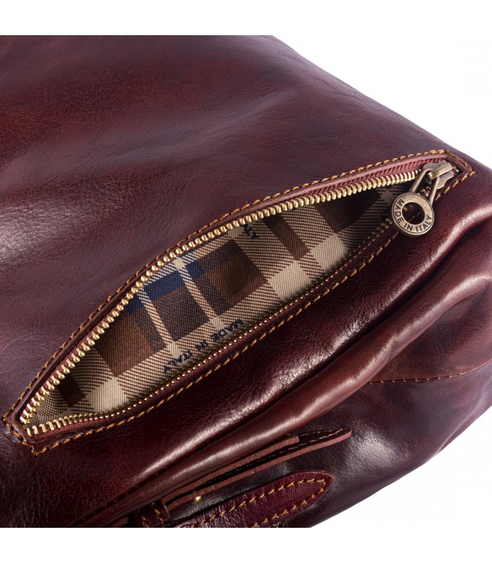 BORSA GRANDE RASIGLIA IN PELLE 30X12 H27 CM