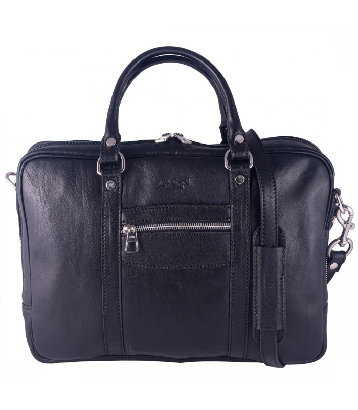 BORSA DA LAVORO IN PELLE NORCIA 37X8 H26 CM