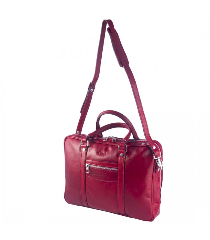 BORSA DA LAVORO IN PELLE NORCIA 37X8 H26 CM