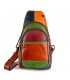 MULTICOLOR ONE-SHOULDER RIO LEATHER BAG 17X11 H40 CM