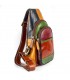 MULTICOLOR ONE-SHOULDER RIO LEATHER BAG 17X11 H40 CM