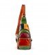 MULTICOLOR ONE-SHOULDER RIO LEATHER BAG 17X11 H40 CM