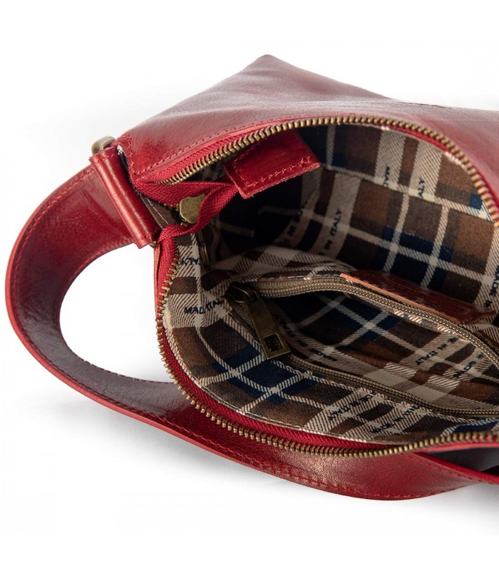 SPOLETO WOMEN'S LEATHER BAG 28X8 H16CM