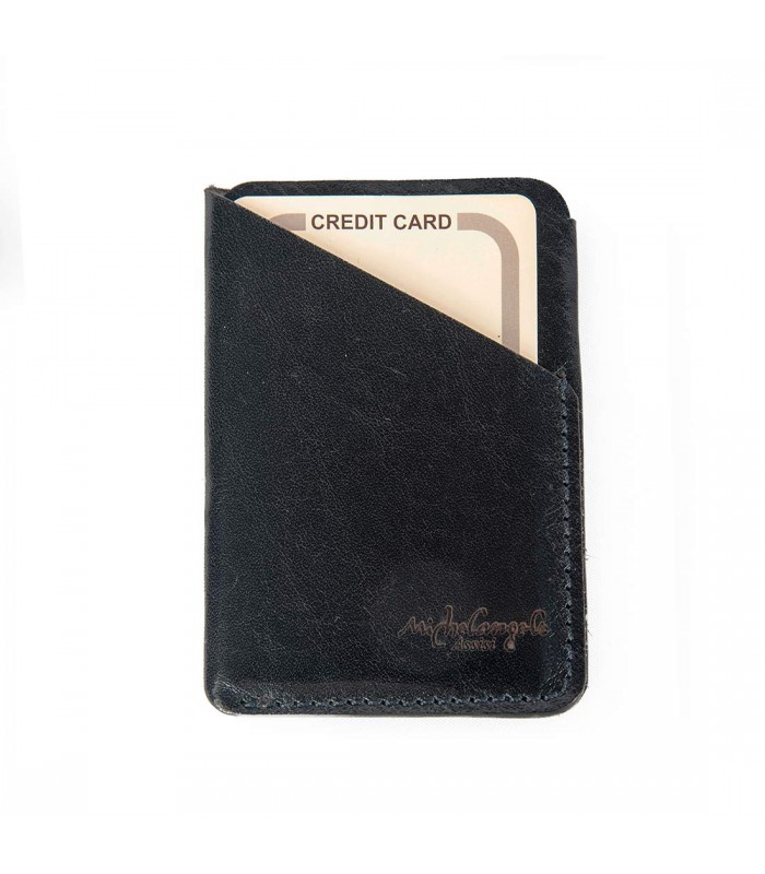 PORTACARTE ASSISI IN PELLE 6.5X0.5 H9.5 CM