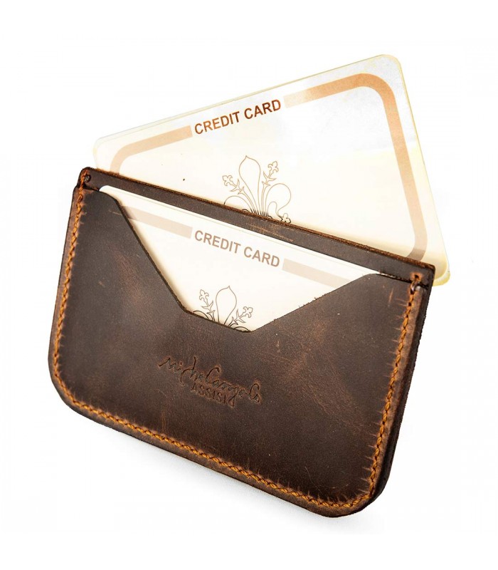 PORTACARTE ZURIGO IN PELLE 10X0.5 H6 CM