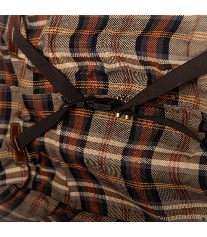 TROLLEY 4 RUOTE IN PELLE 37X19 H56 CM