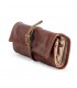 LEATHER JEWELRY TRAVEL CASE 21X5 H8.5 CM