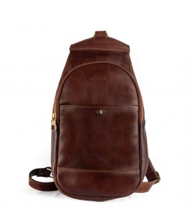 MONOSPALLA LIVIGNO IN PELLE 21X7 H34 CM