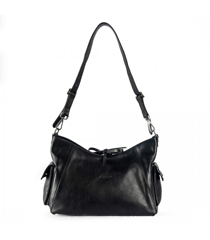 CERVINIA WOMEN'S LEATHER BAG 34X14 H24 CM