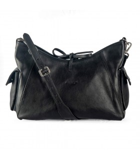 BORSA DONNA CERVINIA IN PELLE 34X14 H24 CM