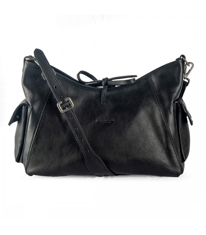 CERVINIA WOMEN'S LEATHER BAG 34X14 H24 CM