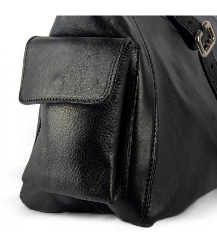 CERVINIA WOMEN'S LEATHER BAG 34X14 H24 CM