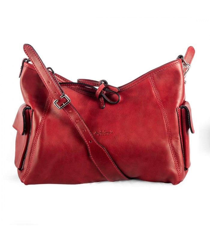 CERVINIA WOMEN'S LEATHER BAG 34X14 H24 CM