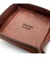 LEATHER POCKET EMPTYER 13,5X13,5 H2,5 CM