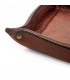 LEATHER POCKET EMPTYER 13,5X13,5 H2,5 CM
